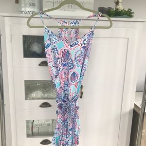 Lilly Pulitzer Blue Pink Jumper Size L